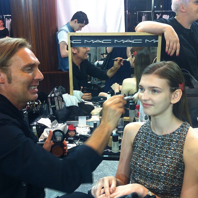 #grazialovesbackstage #mfw @maccosmetics make up all’insegna della trasparenza