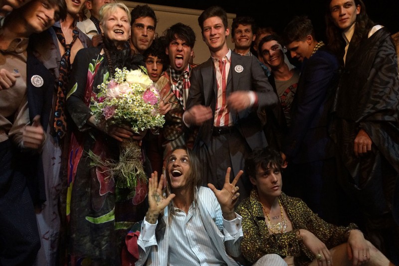 Backstage Vivienne Westwood: Finale