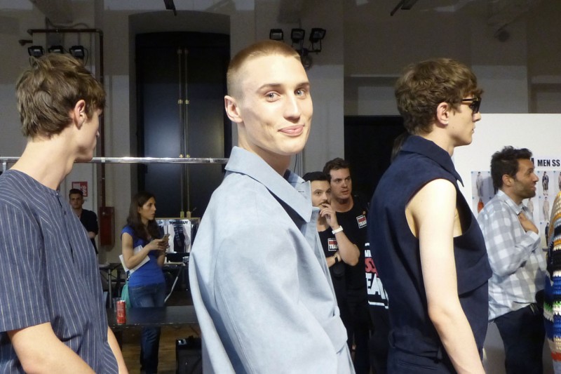 Backstage sfilata MSGM: smile!