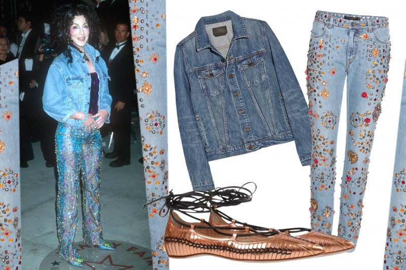 CHER LOOK 1: TOTAL DENIM