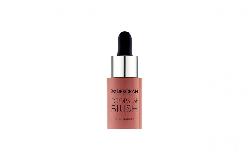 COME TRUCCARSI CON UN LOOK COLORATO EFFETTO RAINBOW: GLOWING ROSE CON DROPS OF BLUSH DI DEBORAH MILANO