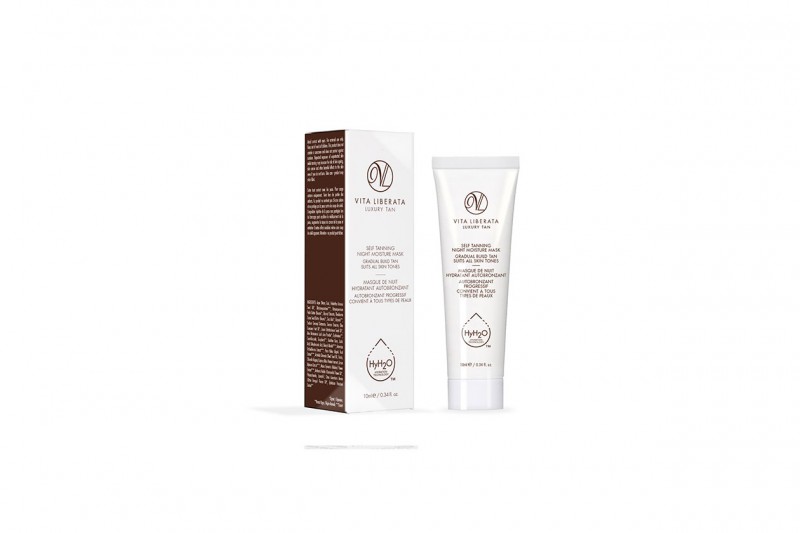 COME TRUCCARSI CON UN LOOK COLORATO EFFETTO RAINBOW: NUDE CON SELF TANNING NIGHT MOISTURE MASK DI VITA LIBERATA