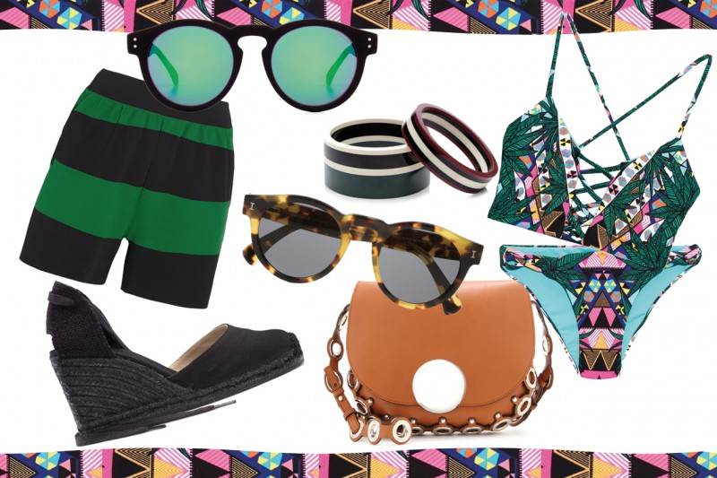 Costume in città: Look tropical