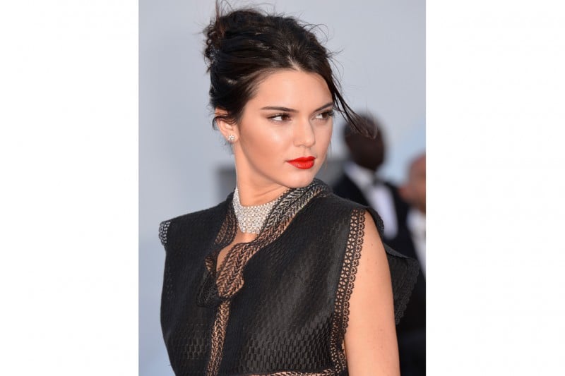 I capelli raccolti delle star: Kendall Jenner