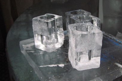 Ice Glasses in Ice Hotel