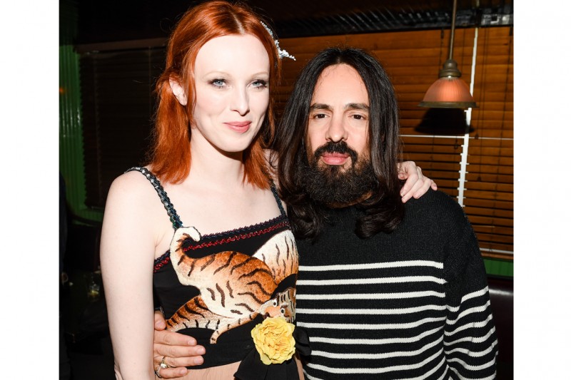 Karen Elson, Alessandro Michele Gucci Evento NY Cruise 2016 Courtesy of BFA