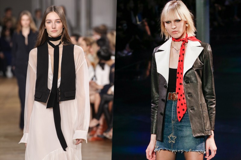 LOOK 5: FOULARD LUNGO E SOTTILE