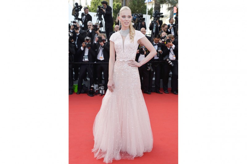 LOOK SPARKLING: tanya dziahileva IN GEORGES HOBEIKA COUTURE