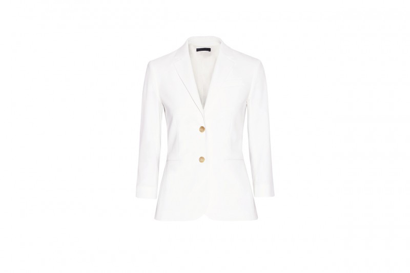 LOOK TOTAL WHITE: BLAZER THE ROW