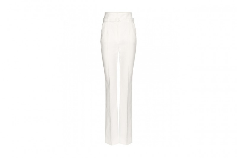 LOOK TOTAL WHITE: PANTALONI DOLCE & GABBANA