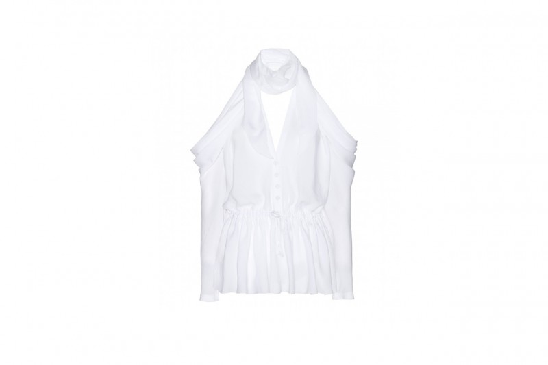 LOOK TOTAL WHITE: TOP GIVENCHY