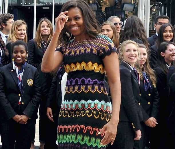 Michelle Obama sceglie Missoni per la sua visita ad EXPO