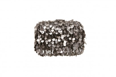 POCHETTE SILVER CON STRASS: MISS SELFRIDGE