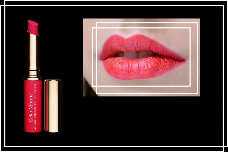 Rossetti rosso fragola: Rossetto lucidalabbra Eclat Minute Baume Embelliseuri Levres in 05 Red di Clarins