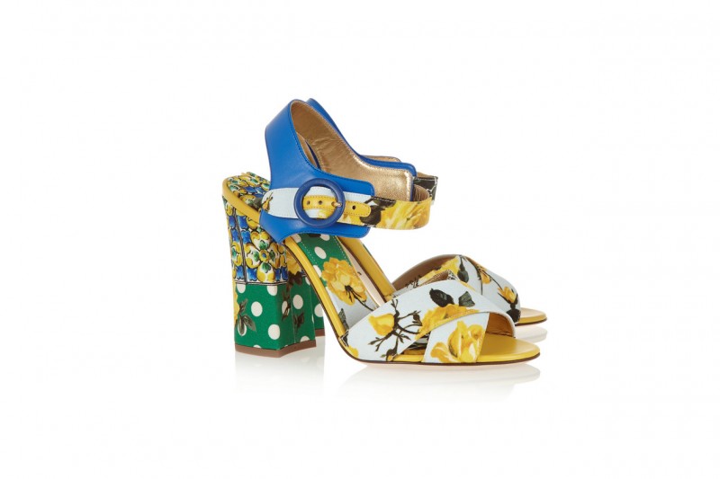 SCARPE IN SALDO: SANDALI RETRO DOLCE & GABBANA