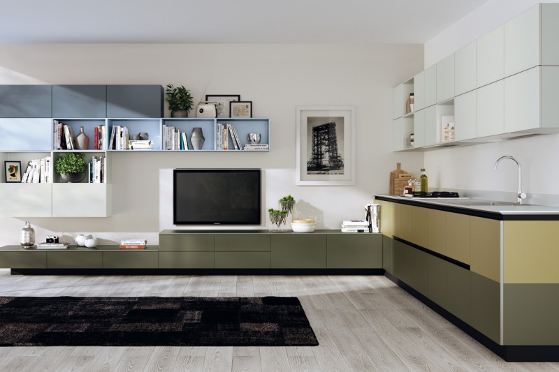 Il living «Tetrix»