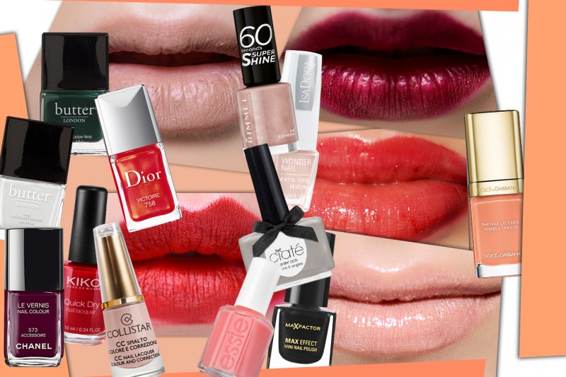 Smalti: gli abbinamenti ideali con il trucco labbra