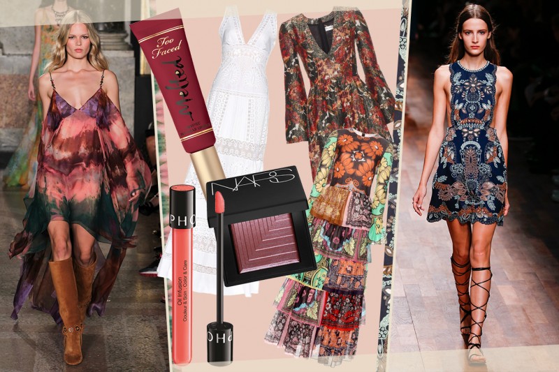 Stile Gipsy: gli abiti abbinati al trucco