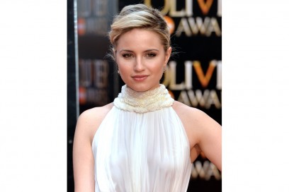 Dianna Agron capelli: raccolto chic