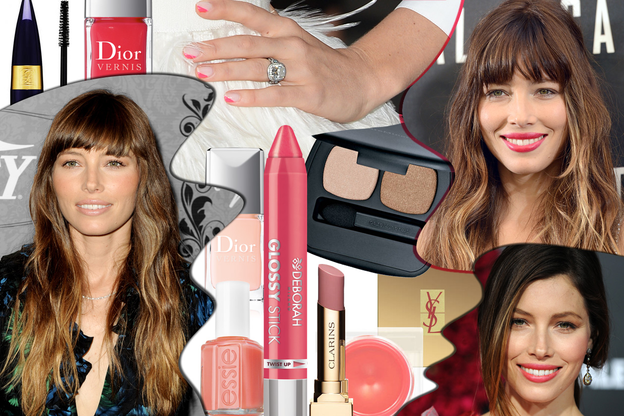 Jessica Biel: i beauty look