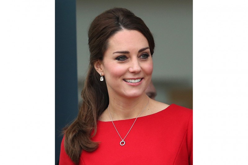 Kate Middleton capelli: semi raccolto