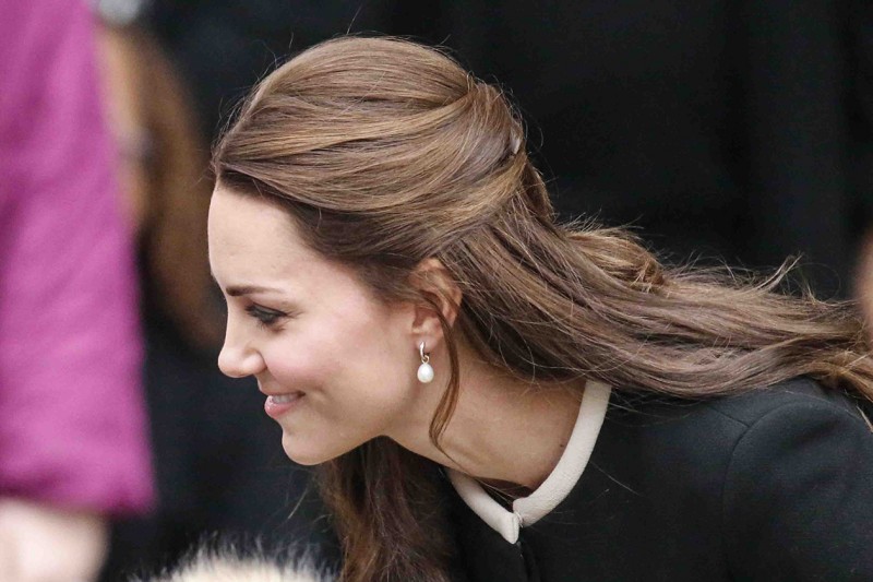 Kate Middleton capelli: semi raccolto morbido