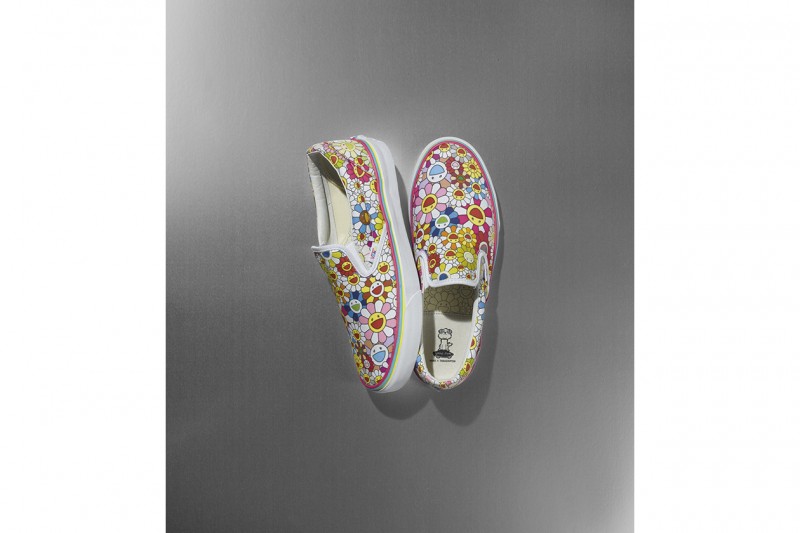 murakami classic slipon flower multi color
