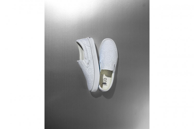 murakami classic slipon flower silver