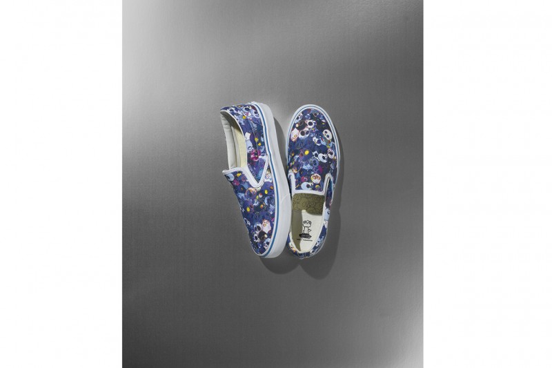 murakami classic slipon skull blue