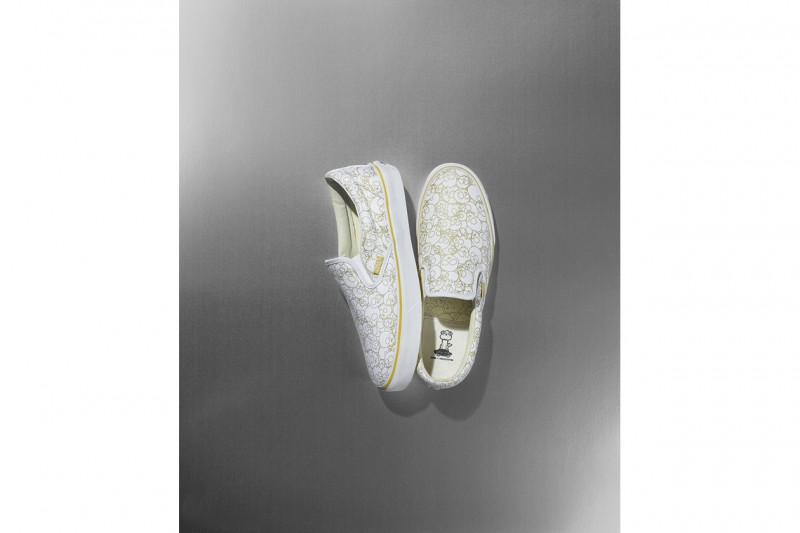 murakami classic slipon skull gold