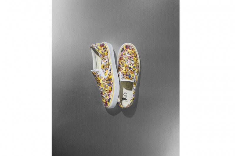 murakami classic slipon skull multi color