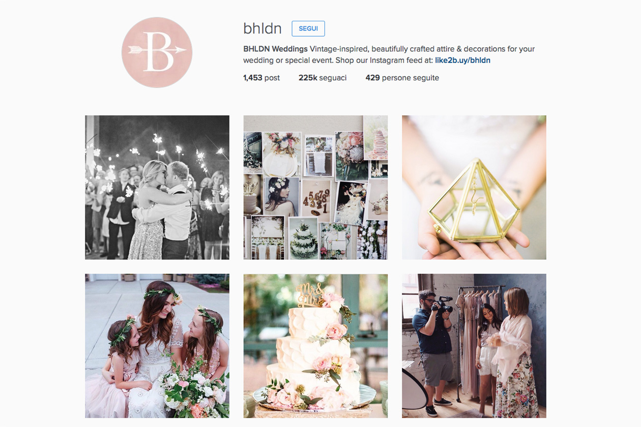 10 profili Instagram dedicati al mondo Wedding - Grazia.it
