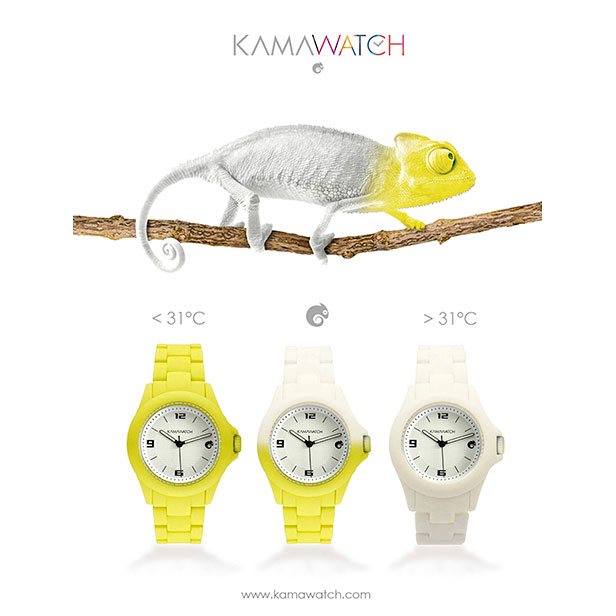 Kamawatch: gli orologi che cambiano colore