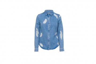 LOOK DA AEROPORTO: CAMICIA IN DENIM HOUSE OF HOLLAND