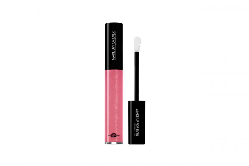 Labbra rosa per l’estate 2015: Artist Plexi-Gloss in 203P Golden Pink di Make up For Ever