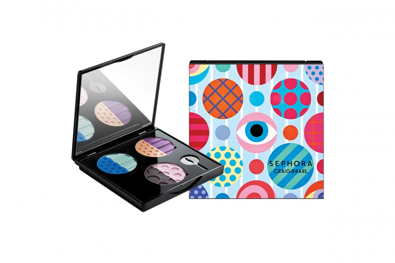 PALETTE DI OMBRETTI ESTATE 2015: Sephora Craig & Karl Colorful Custom Eyeshadow Case