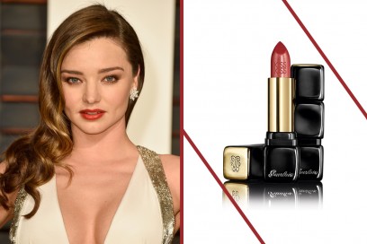 Rossetto rosso carnagione: pelle dorata e capelli bronde