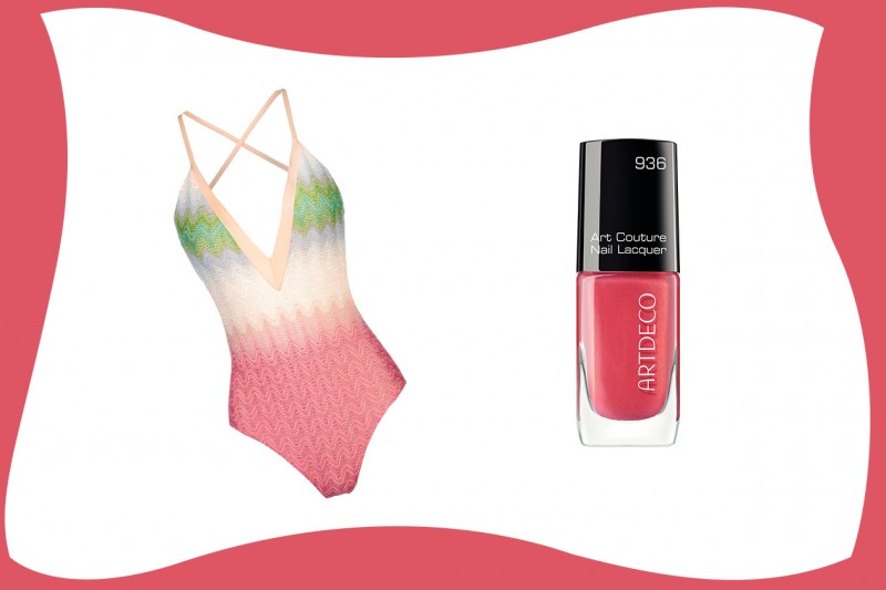 SWIMSUIT & MATCHY NAILS: Missoni + Artdeco