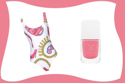 SWIMSUIT & MATCHY NAILS: Moschino + Formula X