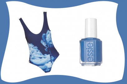 SWIMSUIT & MATCHY NAILS: Orlebar Brown + Essie