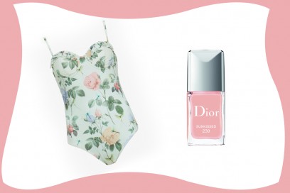 SWIMSUIT & MATCHY NAILS: Ted Baker + Dior