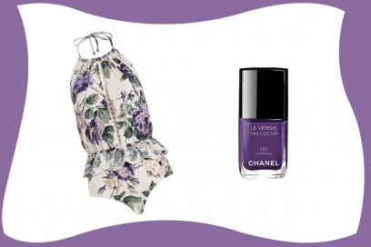 SWIMSUIT & MATCHY NAILS: Zimmermann + Chanel