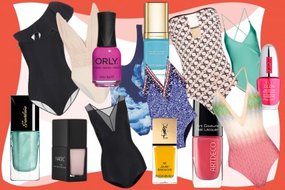 SWIMSUIT & MATCHY NAILS: come abbinare il colore dello smalto ai costumi da bagno interi