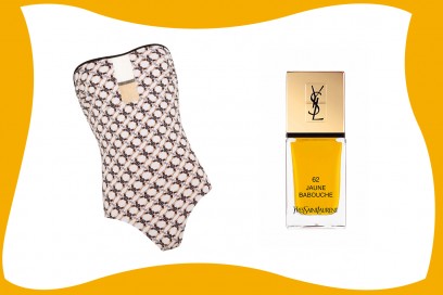 SWIMSUIT6 MATCHY NAILS: I.D. Sarrieri + YSL