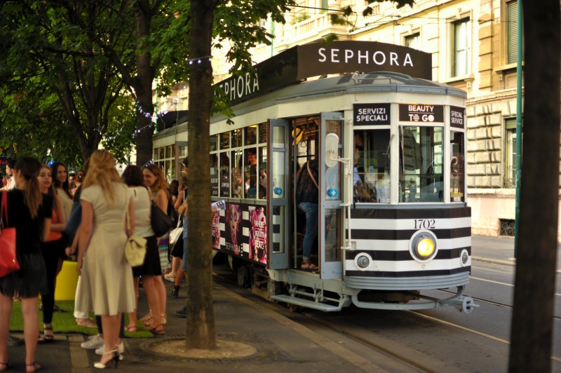 #SephoraBeautyToGo: il tram firmato Sephora
