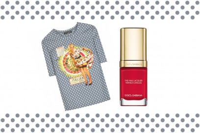Smalti e T-Shirt abbinati: Dolce & Gabbana