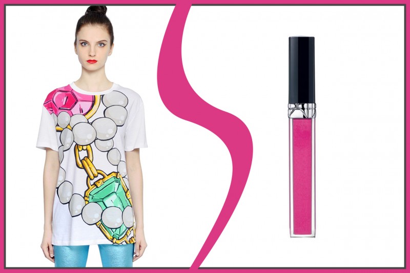 T-SHIRT E TRUCCO ABBINATO: Boutique Moschino
