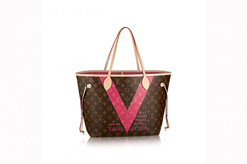 WEB louis vuitton neverfull mm monogram v grenade