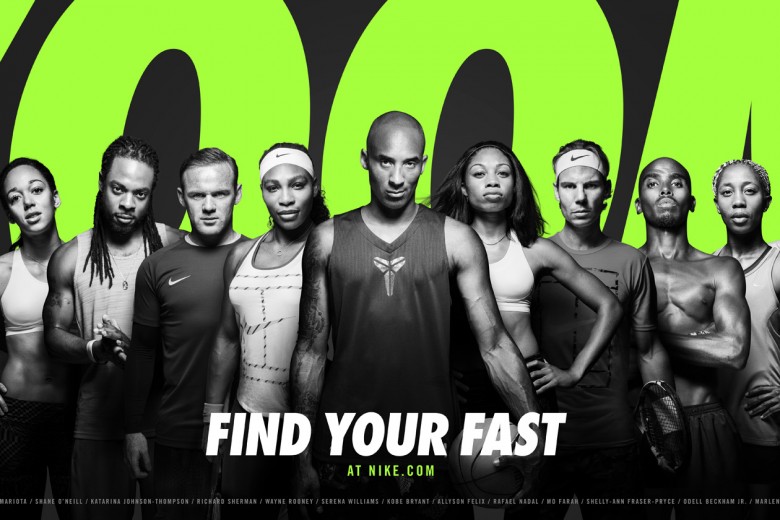 “Find your fast”: Kobe, Serena e una squadra di campioni nella nuova campagna di Nike
