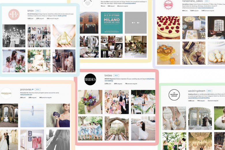 10 profili Instagram dedicati al mondo Wedding